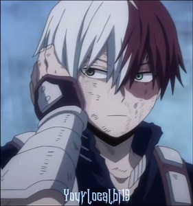 My poor baby 😣 I did a todoroki edit instead #todoroki #myheroacademia #likehim #sad #capcutedit