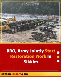 The Border Road Organisation (BRO) and Indian Army have started...
