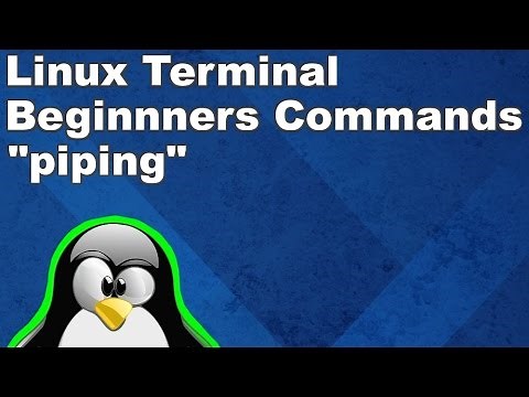 Linux Terminal for Beginners Commands 16: piping commands