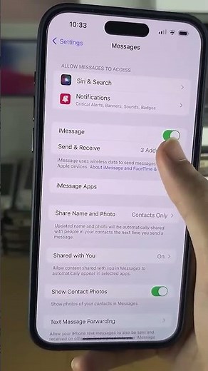 How To Activate iMessage in iPhone 15 Pro Max