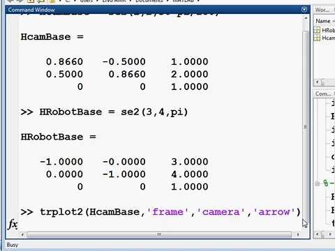 Robotics_04_Frame Rotaion Matrix in 2D using Matlab