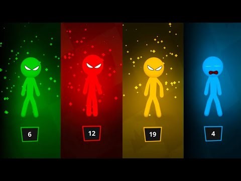 Stickman Party Tournament Mode 1234 Players MiniGames Update Part 18