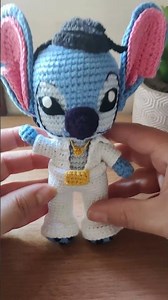 stich Elvis Presley #crochet #amigurumi #stichelvis#stich #liloystitch