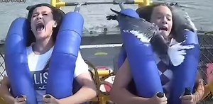 Viral video: Girl smacked in face by seagull on amusement park ride