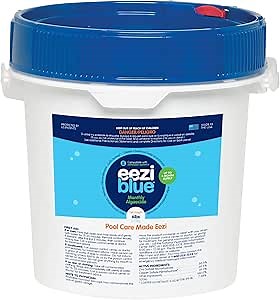 Eeziblue Monthly Algaecide for Swimming Pool, Pool Algaecide for Inground Pool & Above Ground Pool - Effective Monthly Treatment to Prevent Algae Growth - 6 lbs Bucket