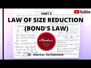 Part 3: Law of Size Reduction (Bond's Law)