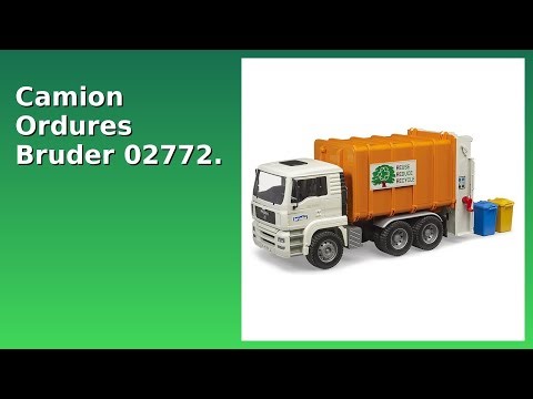 AVIS (2025) : Camion Ordures Bruder 02772.. DÉTAILS ESSENTIELS