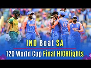 IND vs SA Final Match Highlights T20 World Cup 2024 | India vs South Africa T20 World Cup 2024 Final
