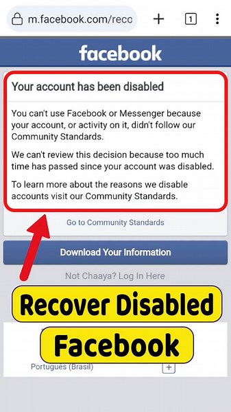 We Disabled Your Account FB ✅ Recover Disabled Facebook 🌟 We have disabled your account ‪@AppFixi‬