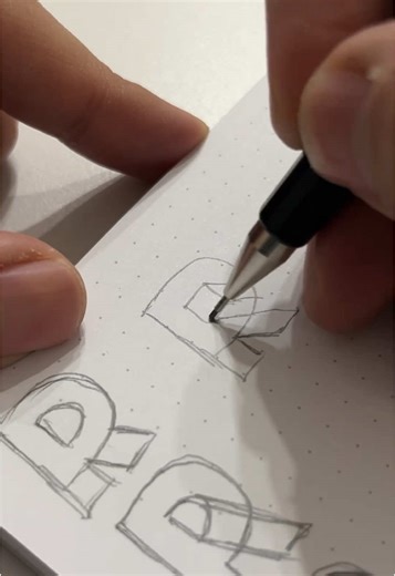 R monogram sketching process ✍️ #logo #monogram #draw #drawing #sketch #process #howto #tutorial #grid #gridsystems #letter #letters #mark #brand #branding #pen #pencil #explanation #design #graphicdesign #typography #typographic #architecture #3d #negativespace @Adobe