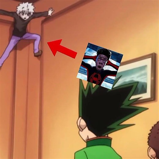 killua cosplay spiderman😹#killuazoldyck #hunterxhunter #fyppppppppppppppppppppppp #hxh#gonfreecss