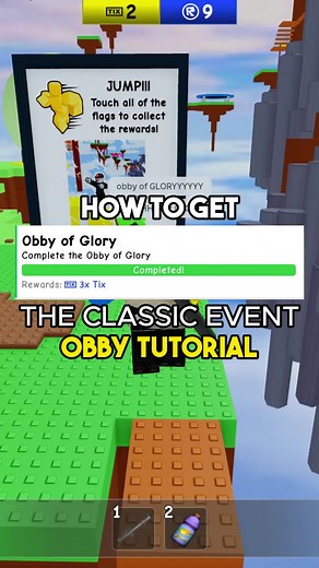 3 TIX FOR A OBBY THIS EASY IS CRAZYY The classic event #gamingontiktok #trending #robloxgames #tix #how #robloxgamestoplay #event #gaming #classic #fyp #roblox #robloxevent