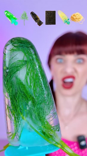 ASMR Lilibu on Instagram: "ASMR Frozen Food Ice Cream Emoji Challenge #asmr #Mukbang"