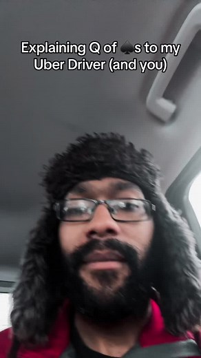 Jokingly explaining what a Queen of Spades tattoo means to my Uber driver. #thevlnsnetwork #stopfetishizingblackmen #yikes #ewww #comedy #qos