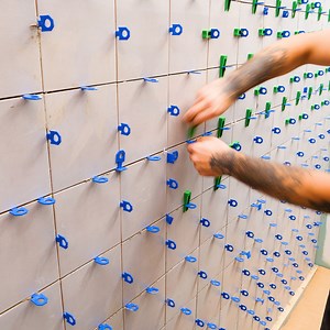 Full process of tile installing Thanks for watching! Please be aware that this video is for entertainment purposes only and techniques shown should not be attempted at home! | Crafty Panda How