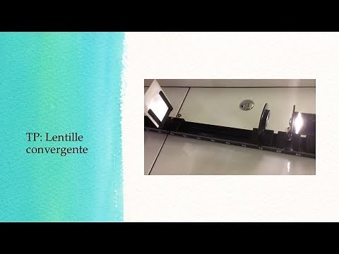 Practical work: converging lens - Geometric optics