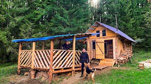 310K views · 2.1K reactions | Alone in the TAIGA cabin, picking mushrooms, preparing the cabin for winter. | Rustic Cabin Style | Facebook