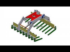 Gripper Mechanism || Pick and Place Robot Gripper Bag Design Concept