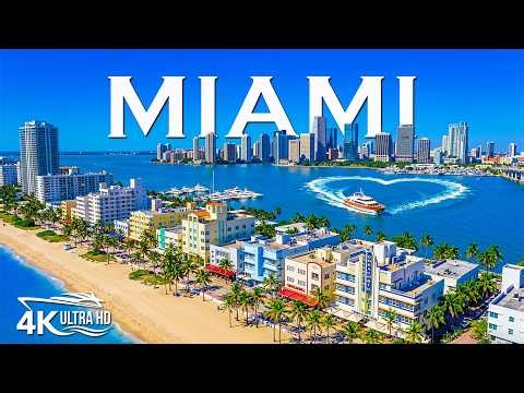 [4K] Miami 🇺🇸 | South Beach, Ocean Drive & Deep House City Escape