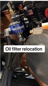 Oil filter relocation #12valve #12valvecummims #diesel #dieseltruck #fordtrucks #dentside #fummins | Black Sheep Customs