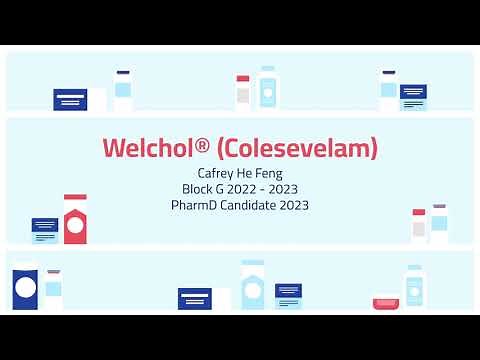 Welchol (Colesevelam) Drug Informational Video