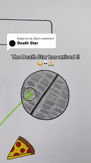 Death Star Drawing Unleashed in Epic Battle