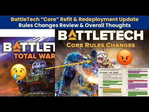 BattleTech Goes "Core" - Rule Changes Review/Tiers | Total Warfare vs. Core Rulebook | Starter Box