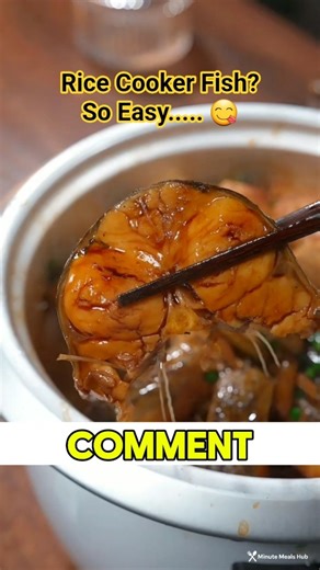 This Chinese Woman’s Rice Cooker Red-Braised Fish Is Incredible!