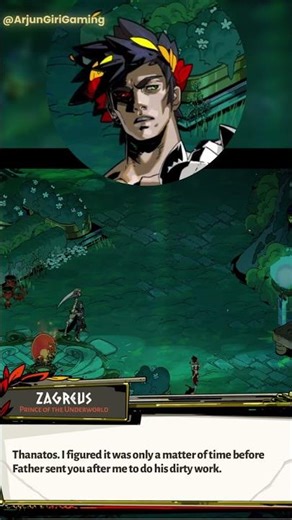 Thanatos Challenging Zagreus | Hades Gameplay #hades #zagreus #thanatos