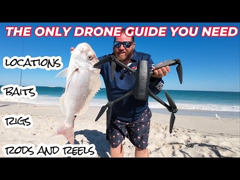 Drone Fishing How to - SPOTS, Rigs, Rods, Drone, Tips and more + BIG AEROO SNAPPER CATCH!!