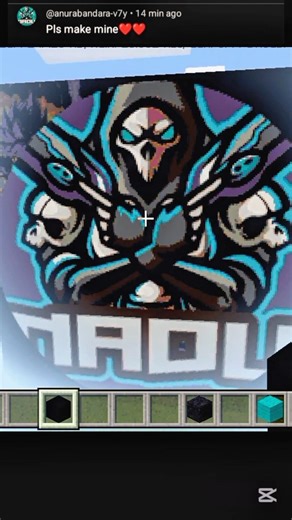 Made the MOST POWERFUL Minecraft LOGO 😱🔥