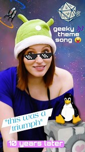 Remember this intro? 😝 This fun remix has me reflecting on 15 years of content creation. Some of you are long time followers and were with me through my tech reviews of the 2009 Droid Eris (haha). To my Linux reviews, then gaming videos that turned into gaming live streams. My tech side evolved into information security videos, my personal side kicked off @geeksabroad and now we're so happy to be really achieving geeking for social good with my nonprofit @geekbeacon and our conferences @geekbea