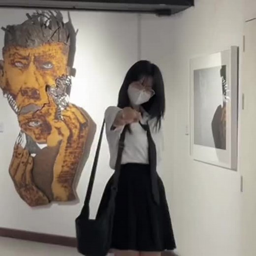 Exploring Art in a Modern Gallery Setting