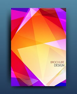 Vector business brochure flyer template or corporate banner design in...