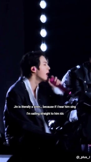 Stop 😭 clearer audio + hd fancam of jin’s siren bridge??? i’m done 🔥🫠