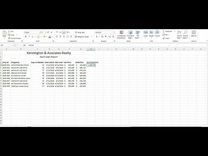 Exp25_Excel_Ch01_ML1_Rentals | Excel Chapter 1 Mid-Level 2 - Real Estate Sales Report | Exp22_Ch01