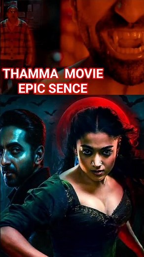 INSANE Moment Alok Becomes a Bloodthirsty Vampire! 🧛‍♂️🩸 #Thamma #VampireTransformation #MovieShorts