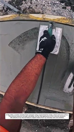 Perfect Concrete Finishing | Satisfying Masonry Work