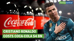 At a recent Euro 2020 press conference, Cristiano Ronaldo removed two Coca-Cola bottles from the table in front of him before holding up a bottle of water to the room and declaring people should drink water instead. And this gesture cost Coca-Cola $4 billion. Find out how! https://www.moneycontrol.com/news/business/stocks/cristiano-ronaldo-moves-coke-bottles-coca-cola-loses-4-bn-7043891.html #CristianoRonaldo #CocaCola #Euro2020PressConference | moneycontrol.com