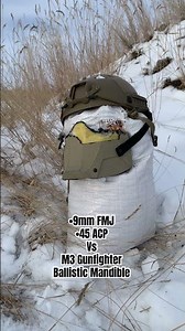 Ballistic Mask Vs. 9mm FMJ / 45 ACP. #tactical #shooting #bulletproof #helmet #armor #9mm #shorts