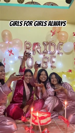 Girls for girls always | Bride to be Celebration Ideas 🤍