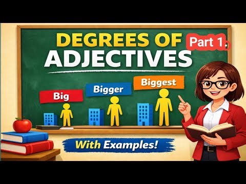Degrees of Adjectives in English Grammar | Positive, Comparative & Superlative