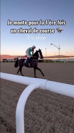 Je monte un cheval de course pour la première fois 😱! Après 1 an à #cheval