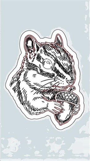 Easy Chipmunk Drawing Tutorial for Beginners with Chillify