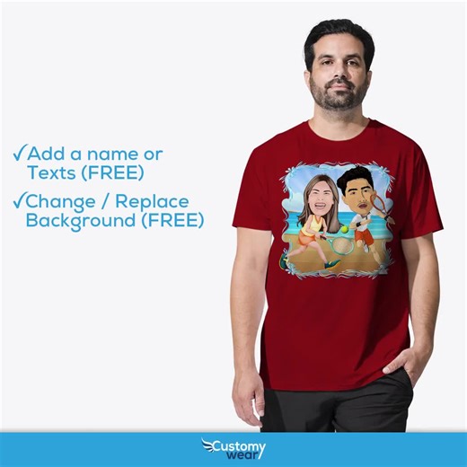 Custom Tennis Player Graphic Long Sleeve T-shirt, Personalized Gift - Etsy