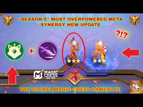 NEW SEASON OVERPOWERED SYNERGY COMBO AUTO WIN - BEST MAGIC CHESS STRATEGY - MAGIC CHESS GO GO
