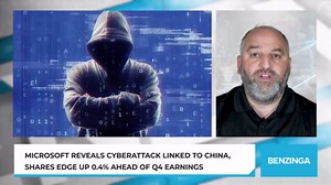 Microsoft Reveals Cyberattack Linked to China, Shares Edge Up 0.4% Ahead of Q4 Earnings