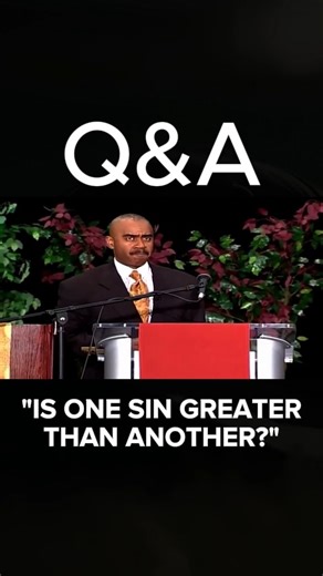 Pastor Gino Jennings Answers a Letter: “Is One Sin Greater Than Another?” #holiness #truthofGod #faith #jesus #God | PUT GOD FIRST