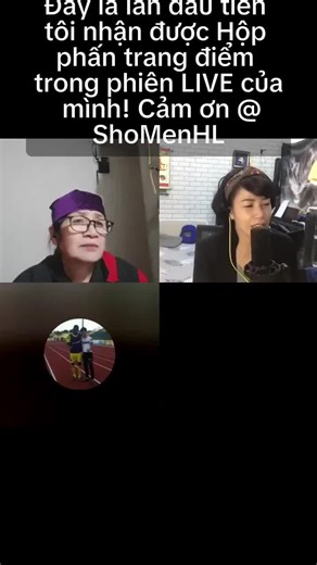 Tôi vô cùng cảm kích! Cảm ơn bạn, ShoMenHL! Đây là lần đầu tiên tôi nhìn thấy Quà tặng này trong phiên LIVE của mình. #tiktoklive #livehighlights #livegift #compact #hộpphấntrangđiểm