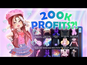 How I MADE 200K PROFIT With JUST 6 TRADES.. 🏰💎 Royale High Profit Trading #83